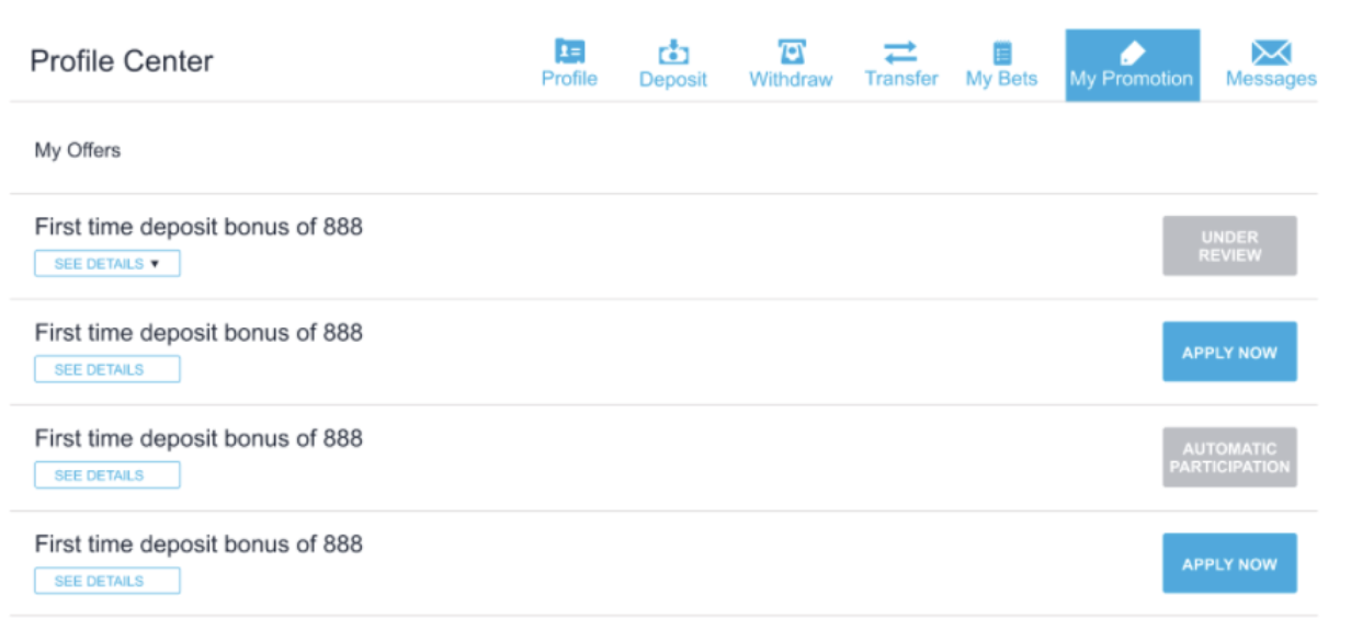 Fun88 India Account Dashboard