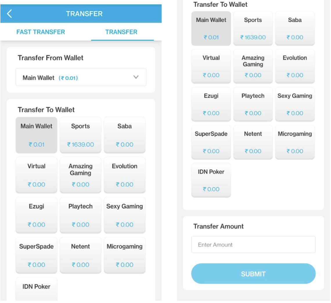 Fun88 India Account Dashboard